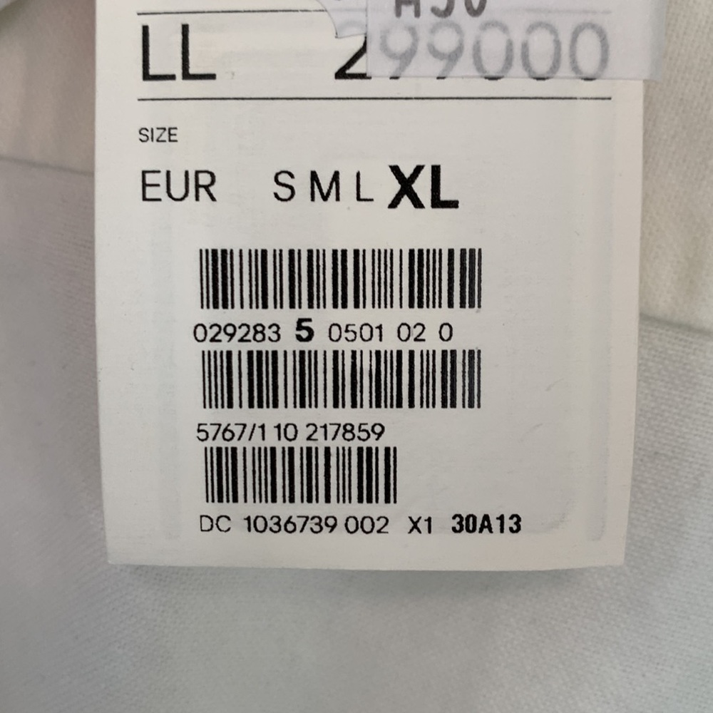 NWT No. 4 H&M Essentials Casual Button Shirt - Picture 4 of 4